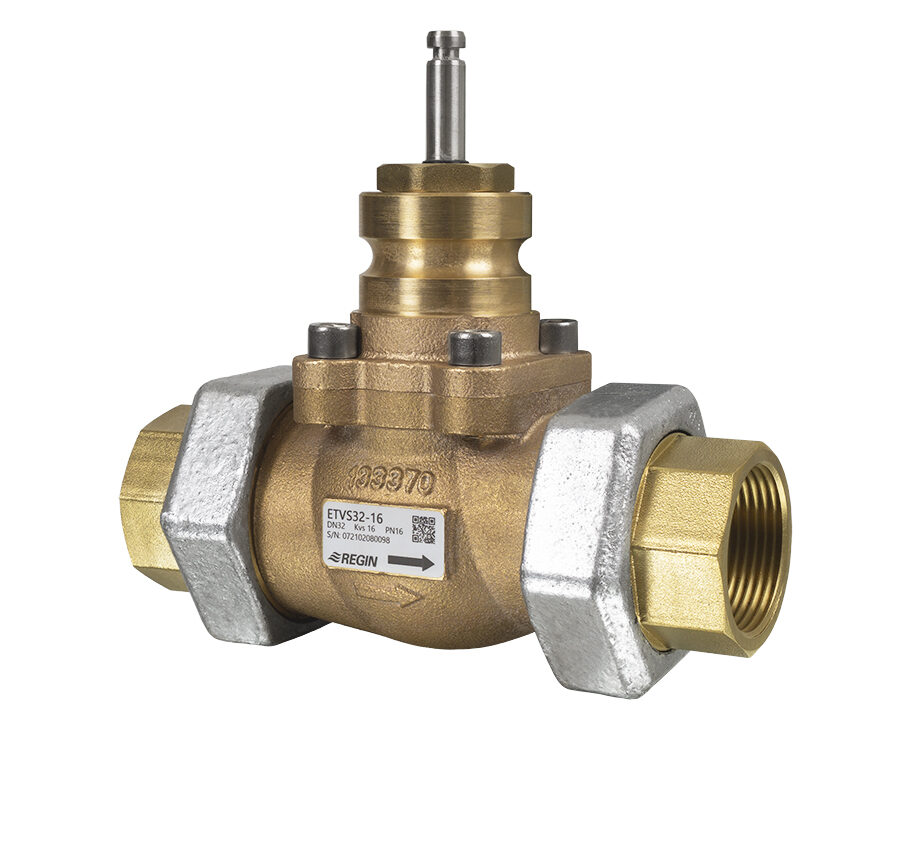 ETVS – 2-Wege-Regelventil, DN15-50, Kvs 0,25-40, Rotguss, Hub 20 mm, DZR